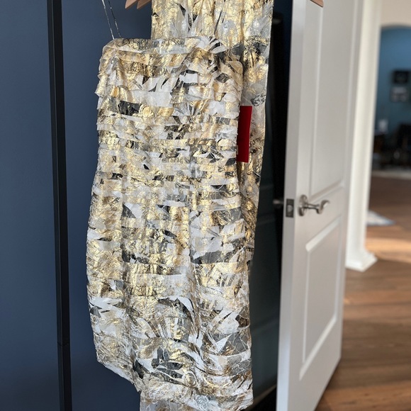 NWT JS Collections Tiered Dress Sz 4 - Picture 1 of 11